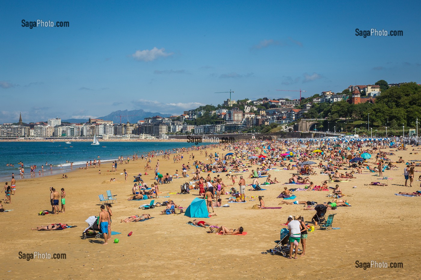 SAINT SEBASTIEN, DONOSTIA, CAPITALE EUROPEENNE DE LA CULTURE 2016, PAYS BASQUE, ESPAGNE 