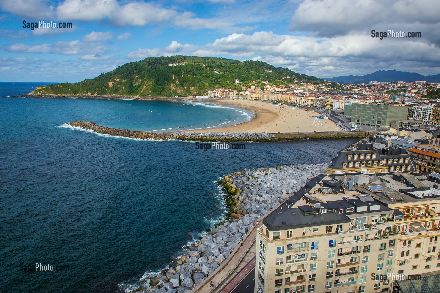 SAINT SEBASTIEN, DONOSTIA, CAPITALE EUROPEENNE DE LA CULTURE 2016, PAYS BASQUE, ESPAGNE 