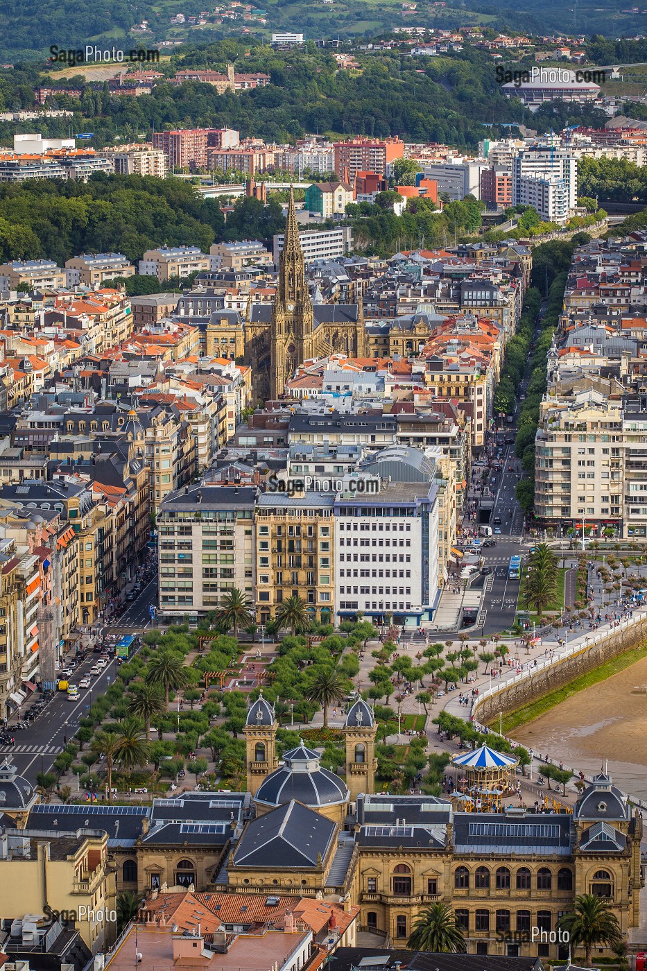 SAINT SEBASTIEN, DONOSTIA, CAPITALE EUROPEENNE DE LA CULTURE 2016, PAYS BASQUE, ESPAGNE 