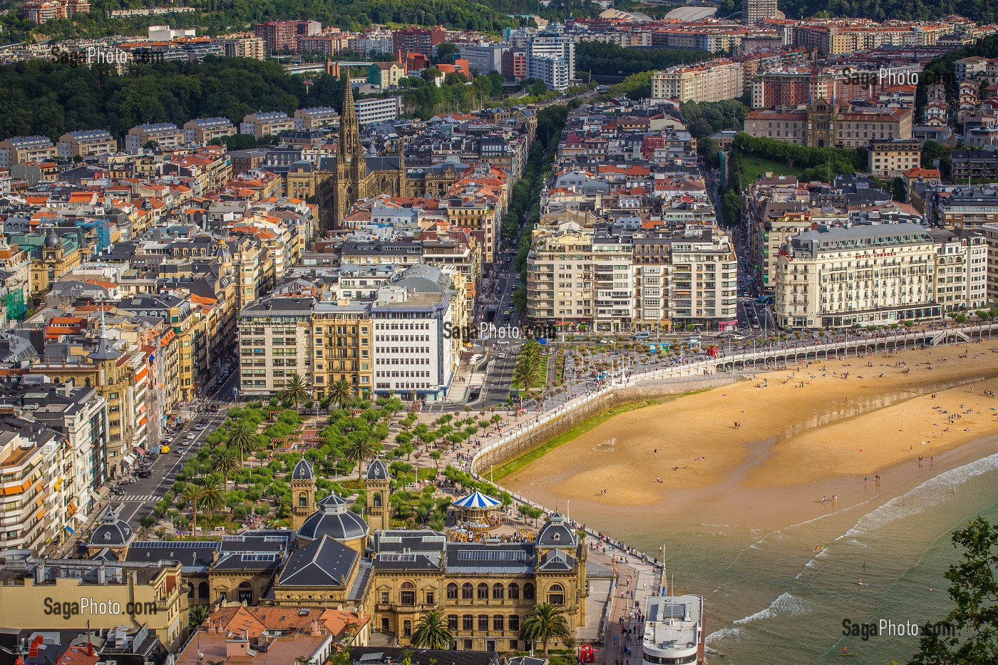 SAINT SEBASTIEN, DONOSTIA, CAPITALE EUROPEENNE DE LA CULTURE 2016, PAYS BASQUE, ESPAGNE 