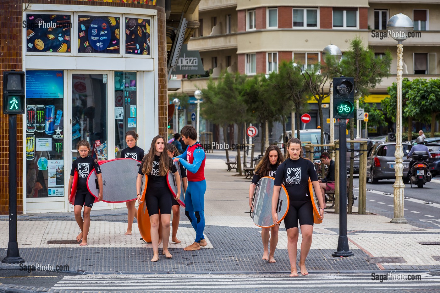SAINT SEBASTIEN, DONOSTIA, CAPITALE EUROPEENNE DE LA CULTURE 2016, PAYS BASQUE, ESPAGNE 