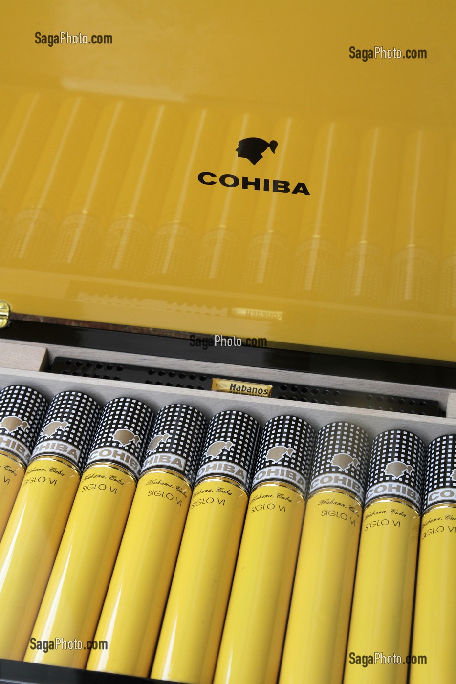 BOITE DE CIGARES COHIBA, LONDRES, ANGLETERRE 
