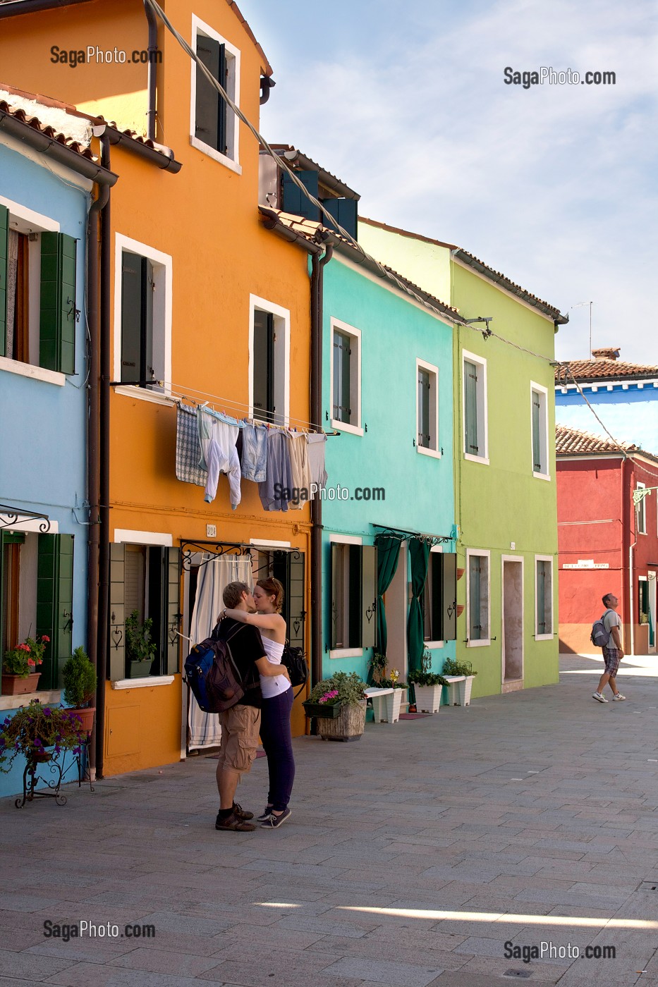 ILE DE BURANO, LAGUNE DE VENISE, ITALIE 