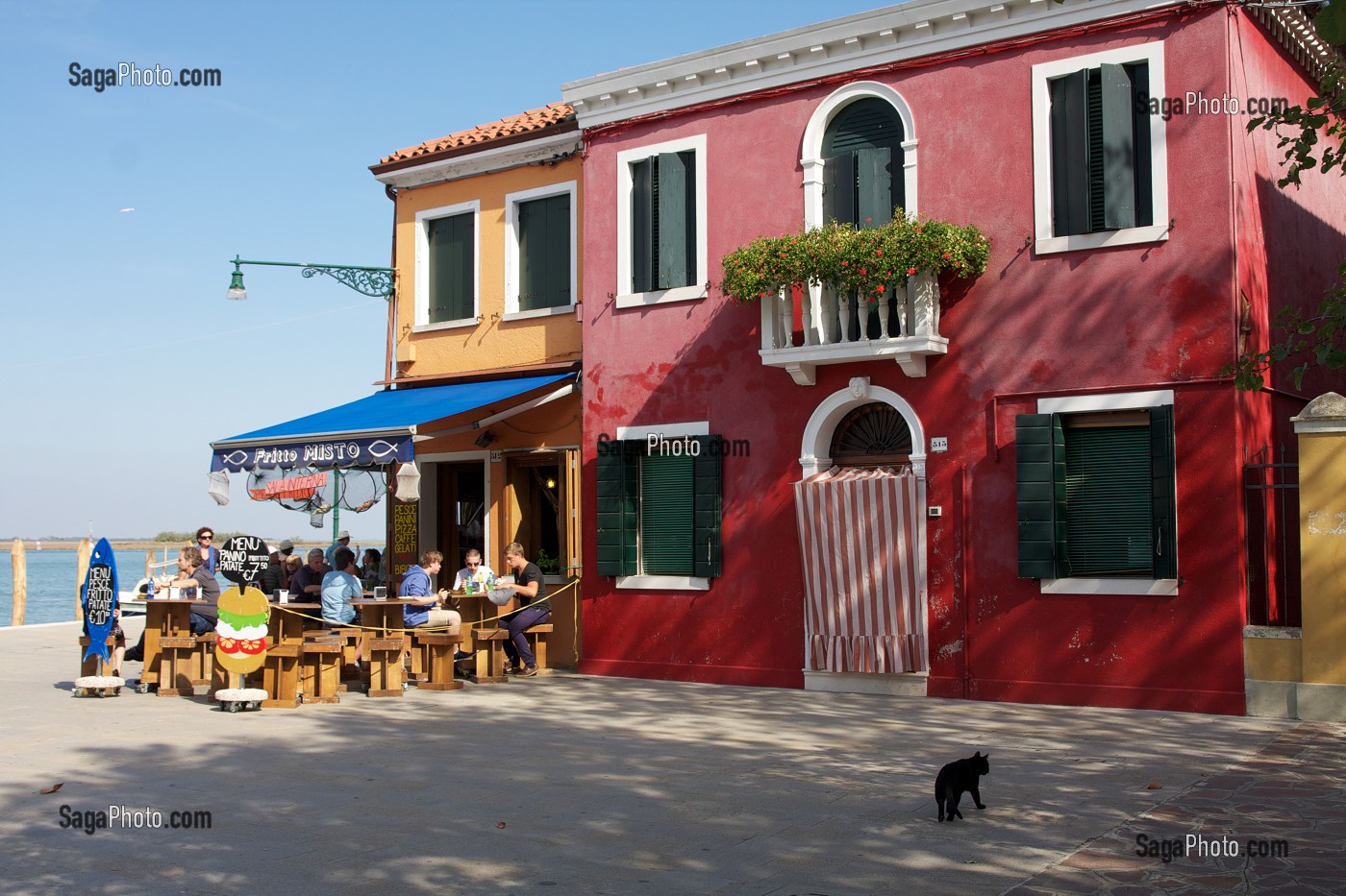 ILE DE BURANO, LAGUNE DE VENISE, ITALIE 