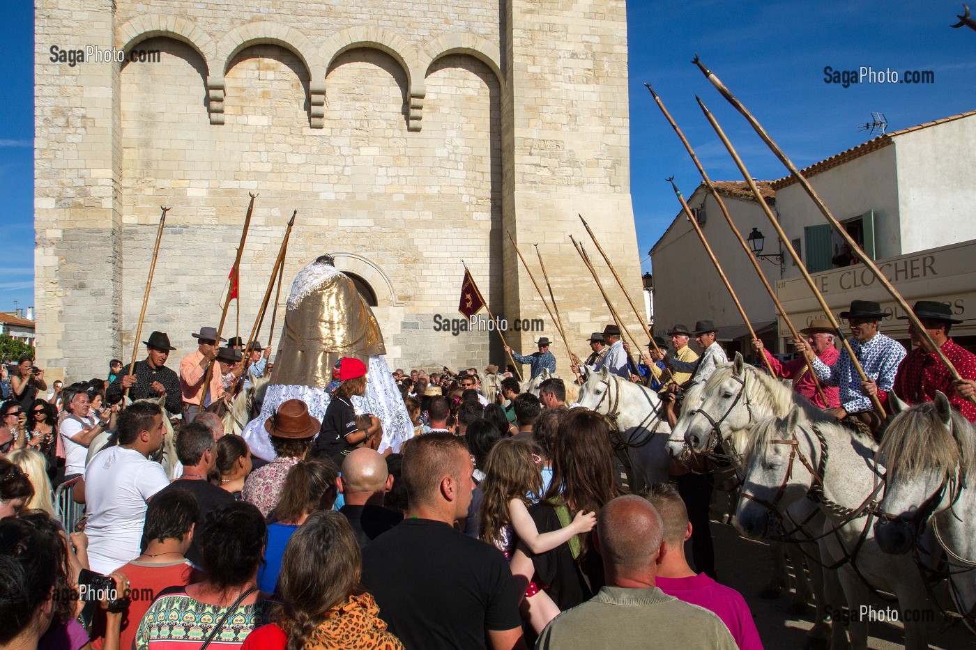 PELERINAGE DES SAINTES-MARIES-DE-LA-MER, (13), BOUCHES-DU-RHONE, PACA, FRANCE 