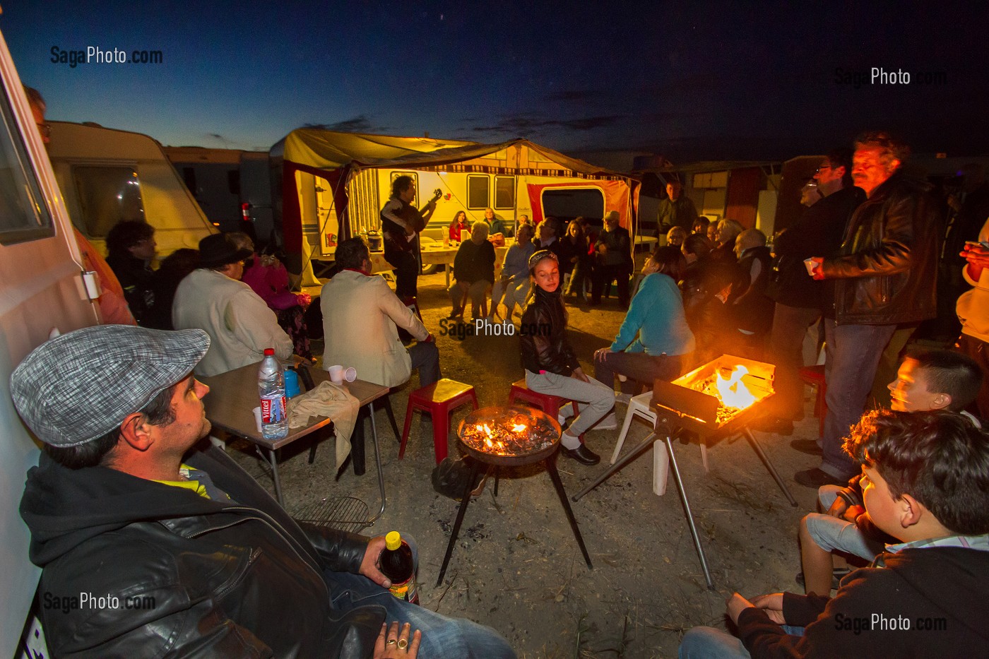 PELERINAGE DES SAINTES-MARIES-DE-LA-MER, (13), BOUCHES-DU-RHONE, PACA, FRANCE 