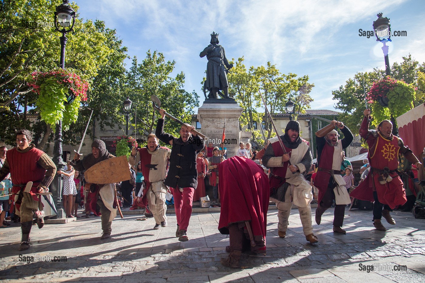 FETE DE LA SAINT-LOUIS, AIGUES-MORTES, GARD (30), FRANCE 