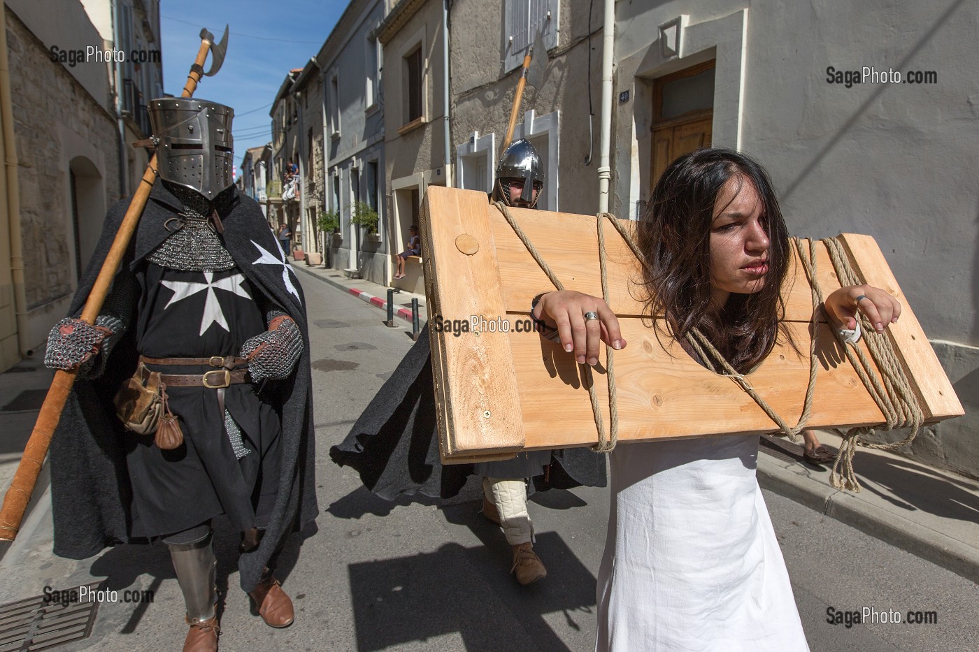 FETE DE LA SAINT-LOUIS, AIGUES-MORTES, GARD (30), FRANCE 