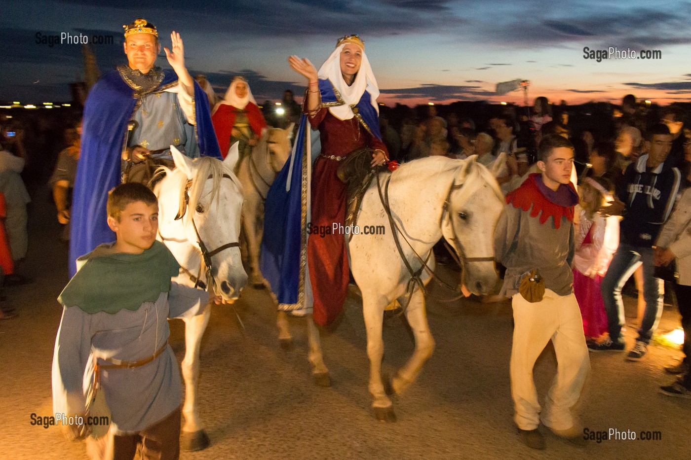 FETE DE LA SAINT-LOUIS, AIGUES-MORTES, GARD (30), FRANCE 