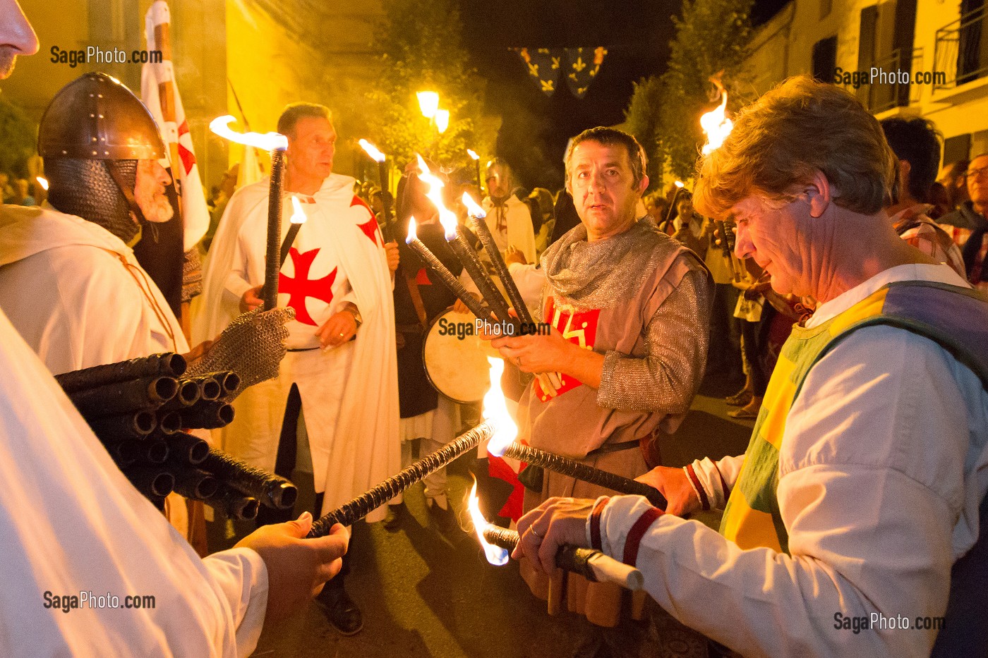 FETE DE LA SAINT-LOUIS, AIGUES-MORTES, GARD (30), FRANCE 