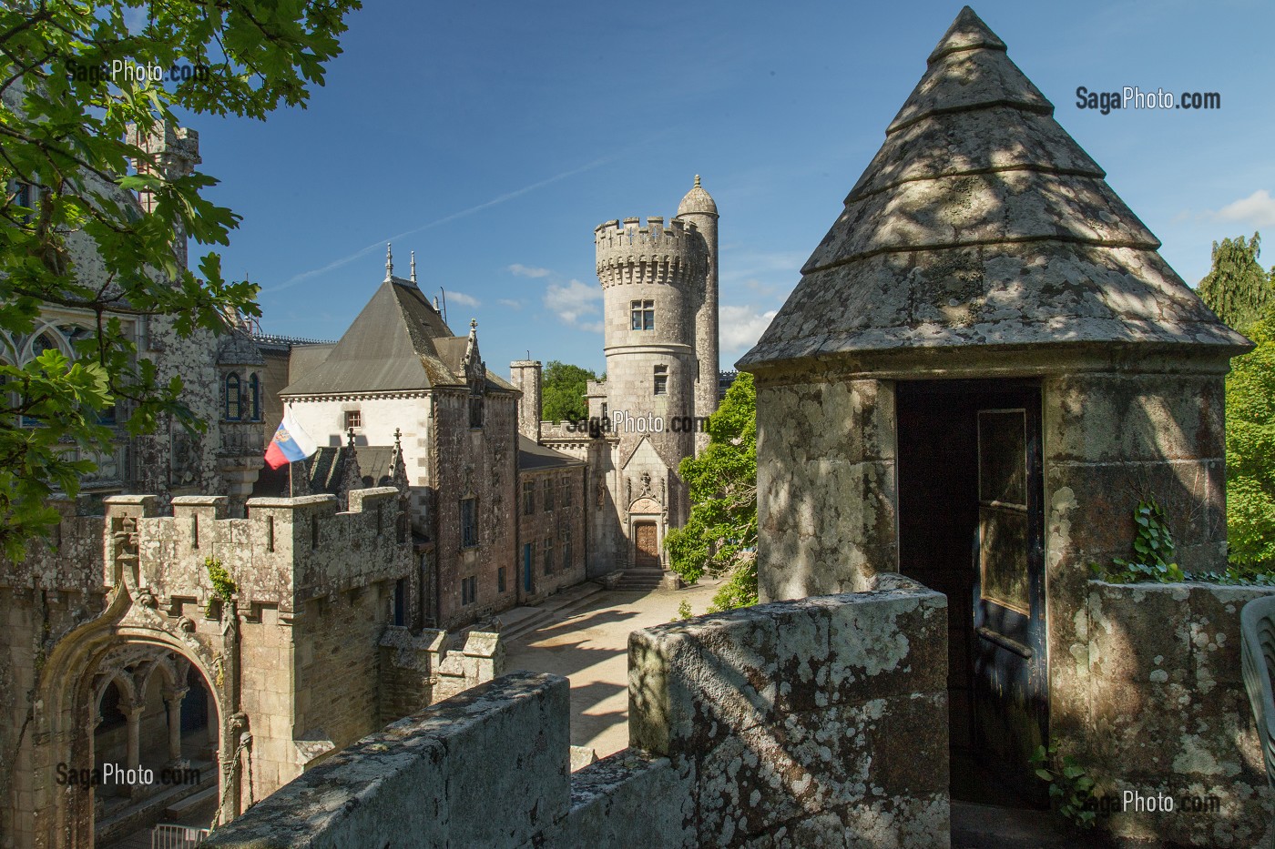 LE CHATEAU DE KERIOLET, CONCARNEAU, (29) FINISTERE, BRETAGNE, FRANCE 