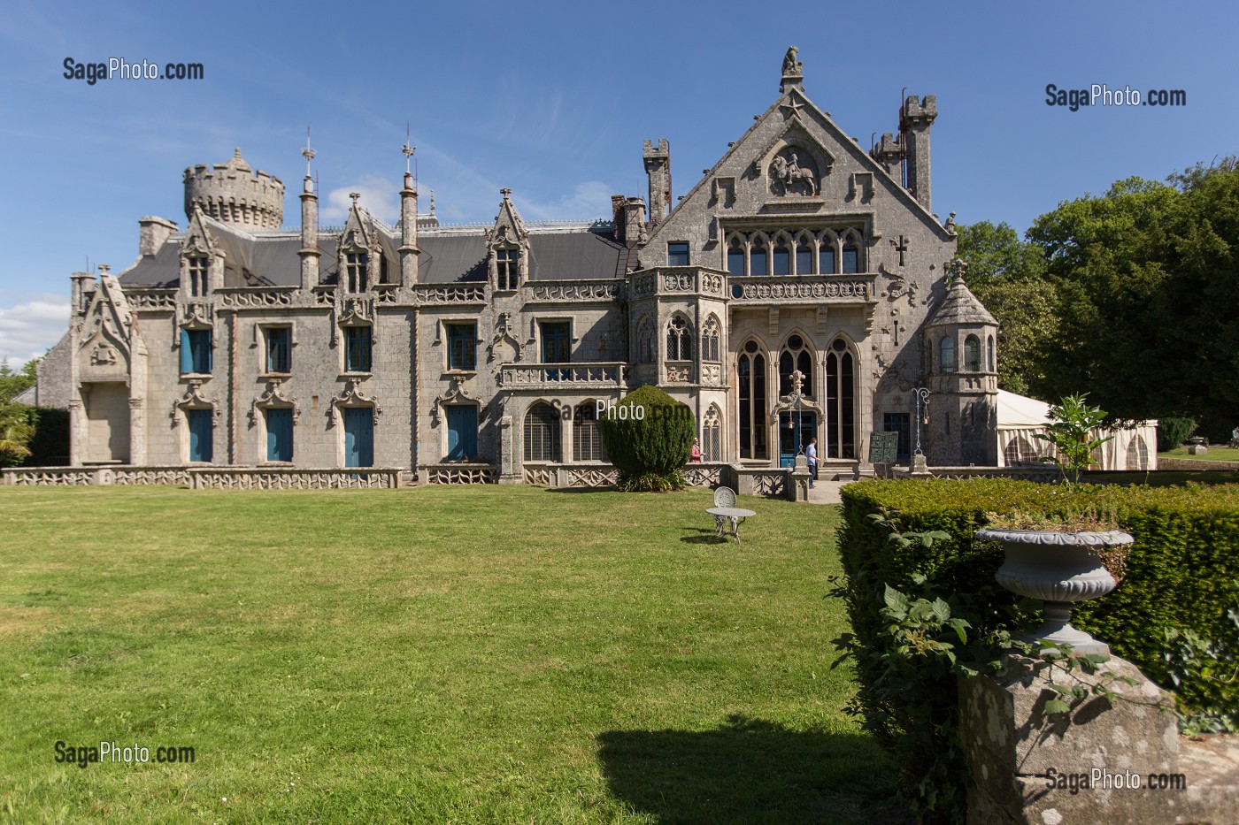LE CHATEAU DE KERIOLET, CONCARNEAU, (29) FINISTERE, BRETAGNE, FRANCE 