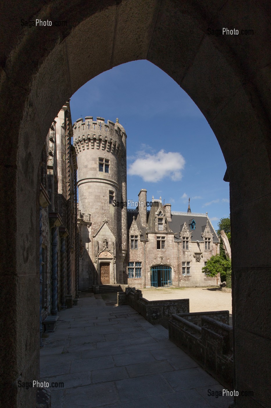 LE CHATEAU DE KERIOLET, CONCARNEAU, (29) FINISTERE, BRETAGNE, FRANCE 