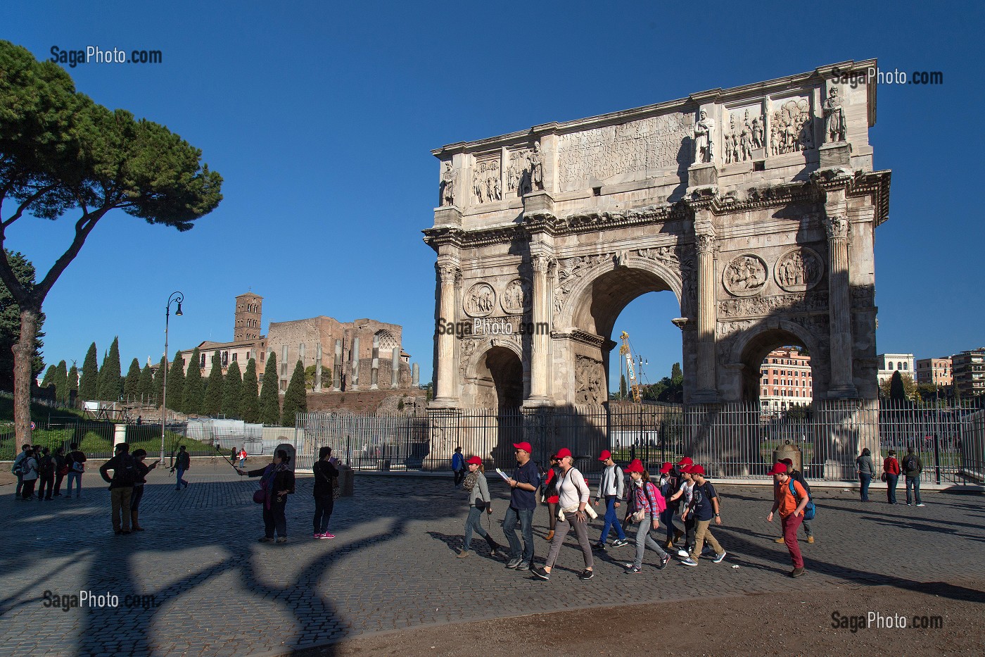 ILLUSTRATION VILLE DE ROME, ITALIE, EUROPE 