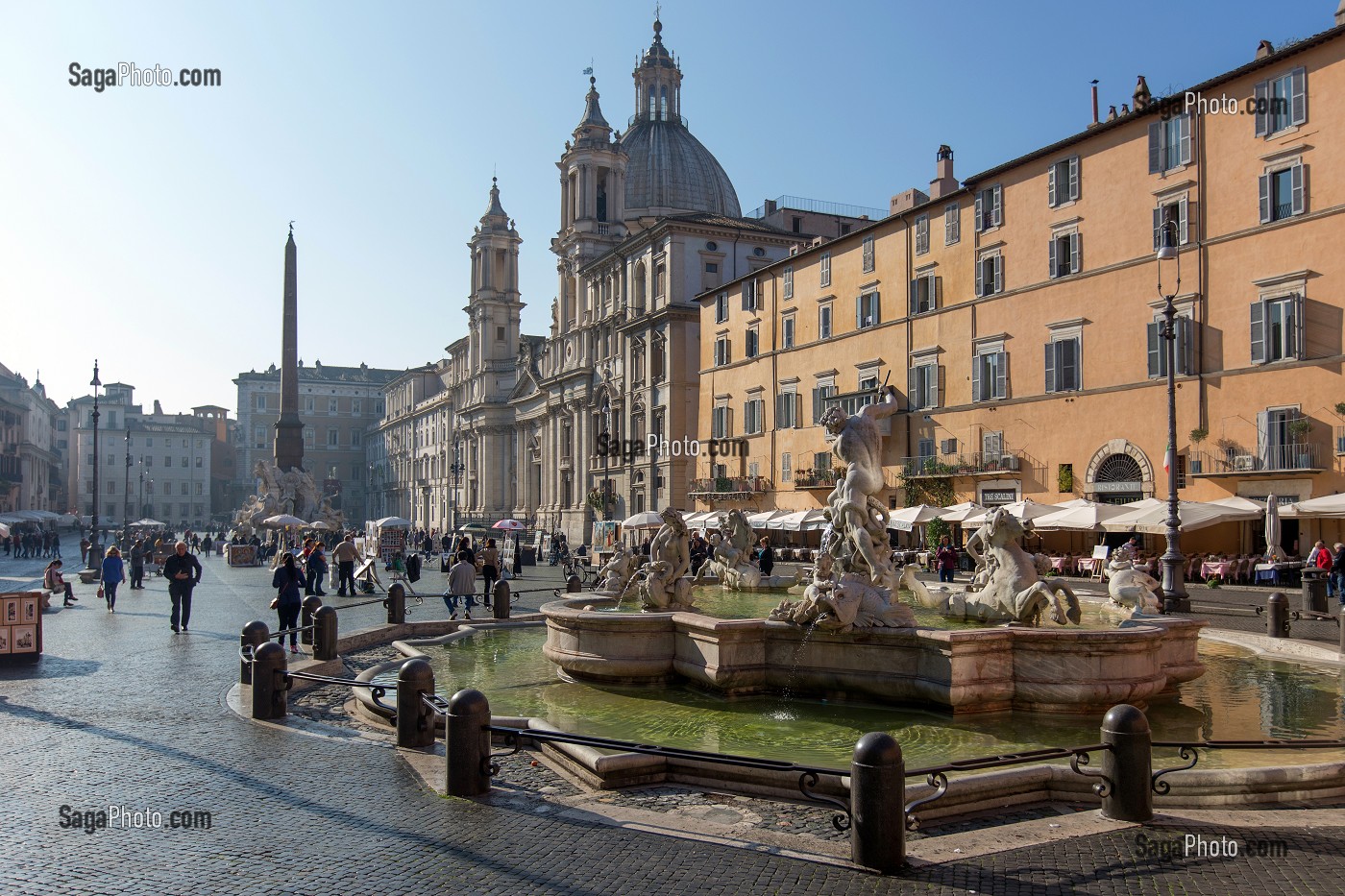 ILLUSTRATION VILLE DE ROME, ITALIE, EUROPE 