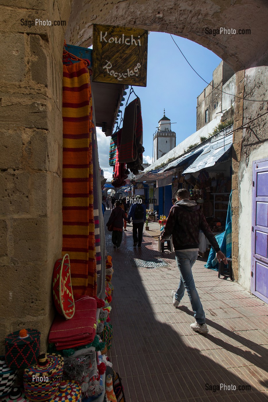 ESSAOUIRA, MOGADOR, CITE PORTUAIRE, COTE ATLANTIQUE, MAROC, AFRIQUE DU NORD 