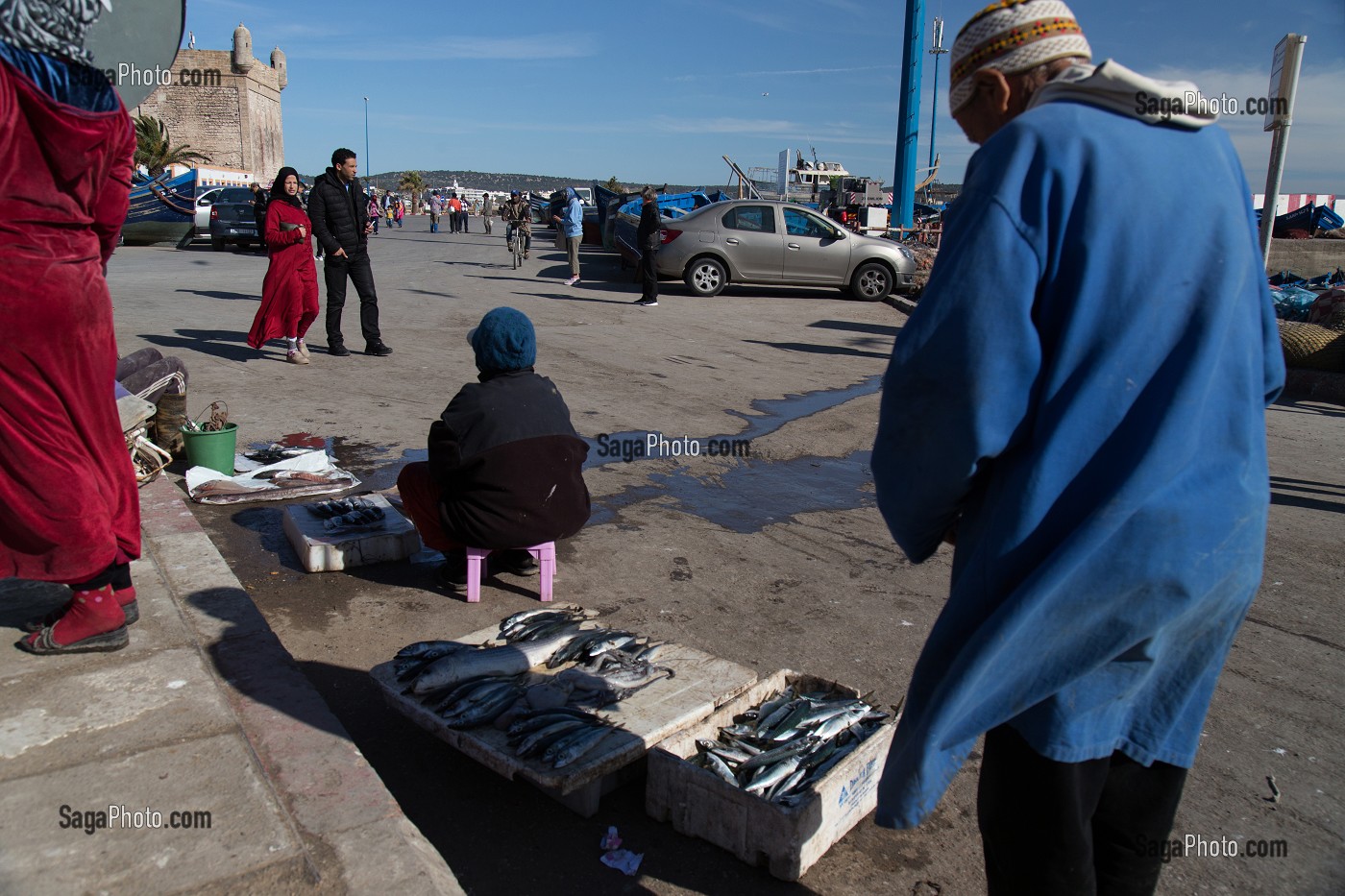 ESSAOUIRA, MOGADOR, CITE PORTUAIRE, COTE ATLANTIQUE, MAROC, AFRIQUE DU NORD 