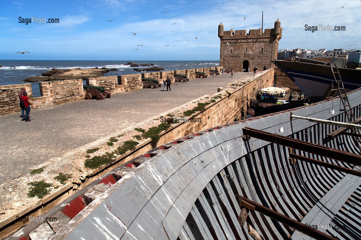 ESSAOUIRA, MOGADOR, CITE PORTUAIRE, COTE ATLANTIQUE, MAROC, AFRIQUE DU NORD 