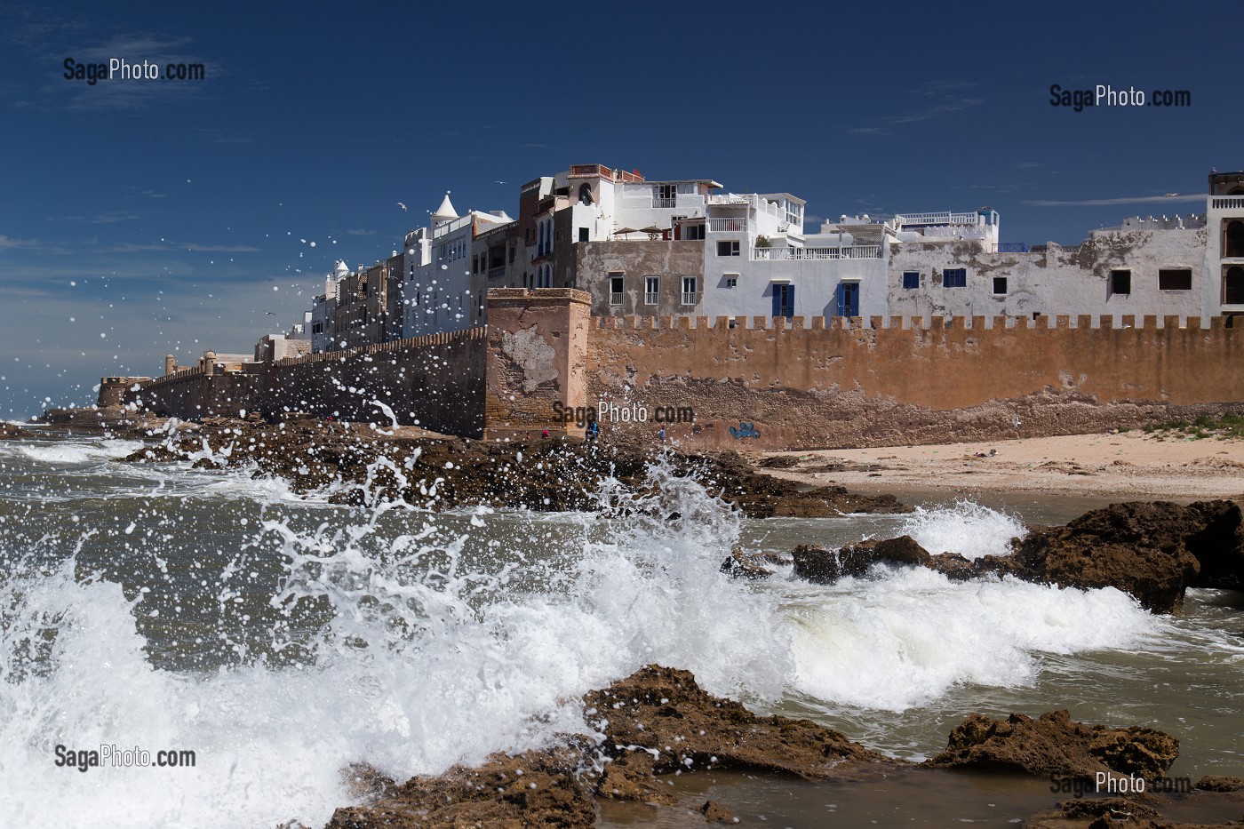 ESSAOUIRA, MOGADOR, CITE PORTUAIRE, COTE ATLANTIQUE, MAROC, AFRIQUE DU NORD 