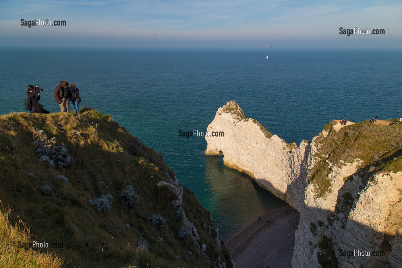 LES FALAISES D'ETRETAT, (76) SEINE-MARITIME, HAUTE-NORMANDIE, FRANCE 