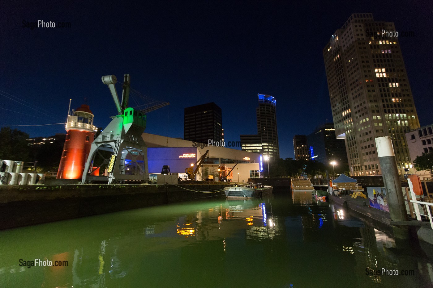 ROTTERDAM, VILLE PORTUAIRE, PAYS BAS 