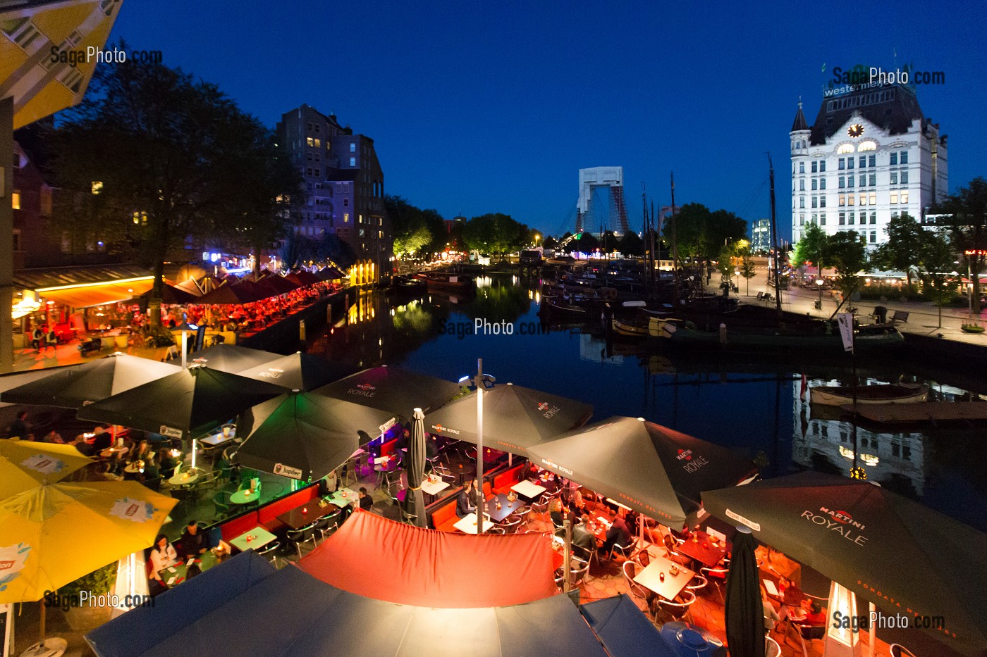 ROTTERDAM, VILLE PORTUAIRE, PAYS BAS 