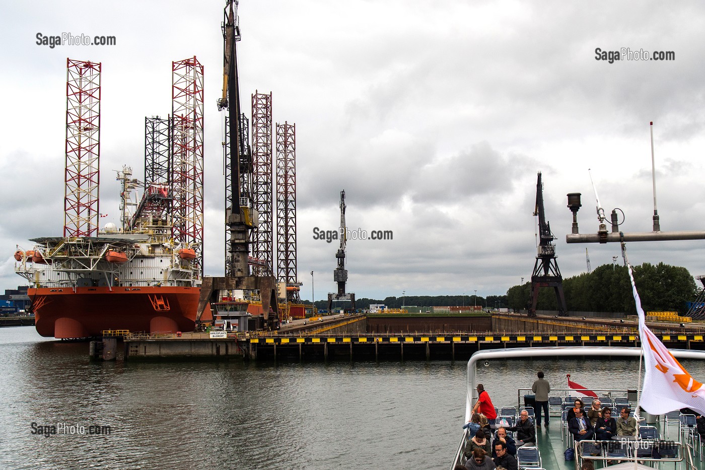 ROTTERDAM, VILLE PORTUAIRE, PAYS BAS 