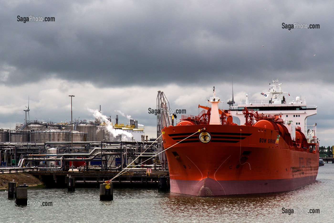 ROTTERDAM, VILLE PORTUAIRE, PAYS BAS 