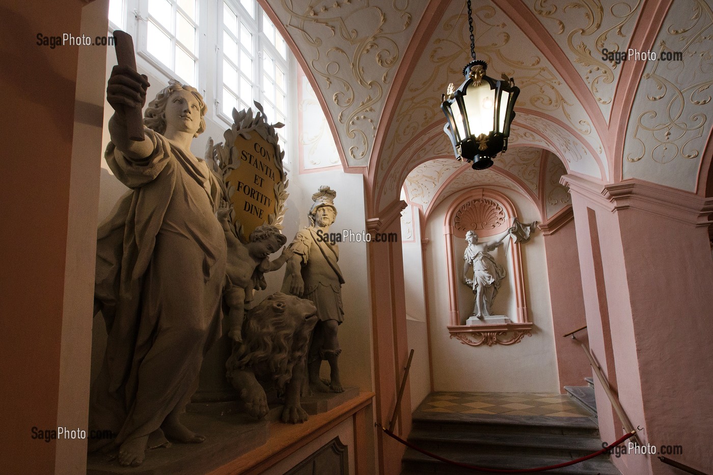 L'ABBAYE DE MELK, ART BAROQUE, ABBAYE BENEDICTINE DE BASSE AUTRICHE, PLAINE DE LA WACHAU, VALLEE DU DANUBE, AUTRICHE 