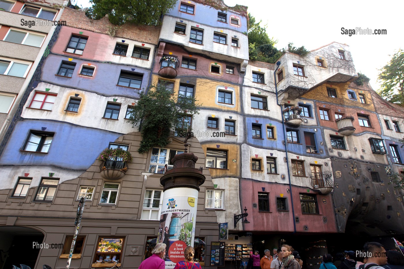 HUNDERTWASSERHAUS, VIENNE, AUTRICHE 