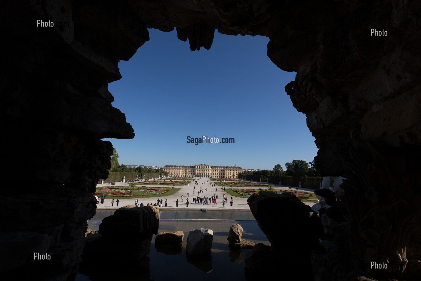 JARDIN DU CHATEAU DE SCHONBRUNN, VIENNE, AUTRICHE 