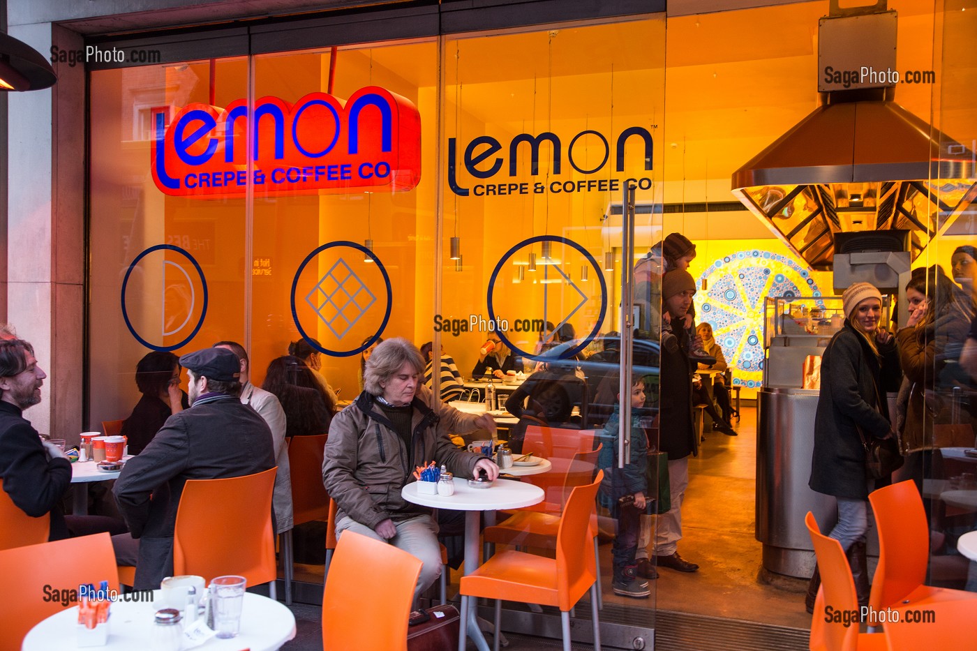 LEMON CREPE ET COFFEE CO, DAWSON STREET, DUBLIN, IRLANDE 