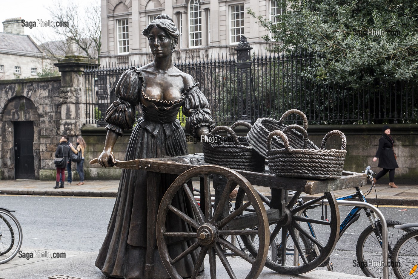 STATUE DE MOLLY MALONE, GRAFTON STREET, DUBLIN, IRLANDE 