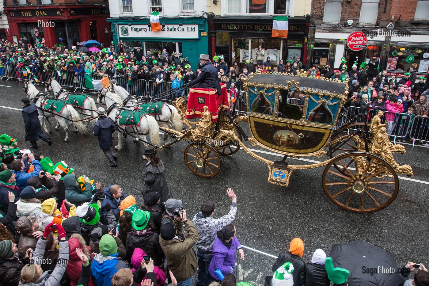 PARADE ET DEFILE POUR LA FETE DE LA SAINT-PATRICK, SAINT PATRICK’S DAY, DUBLIN, IRLANDE 