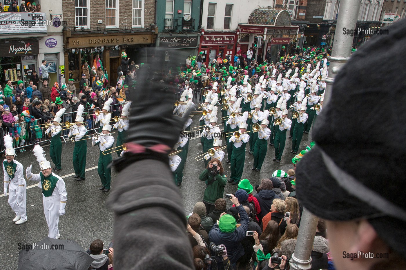 PARADE ET DEFILE POUR LA FETE DE LA SAINT-PATRICK, SAINT PATRICK’S DAY, DUBLIN, IRLANDE 