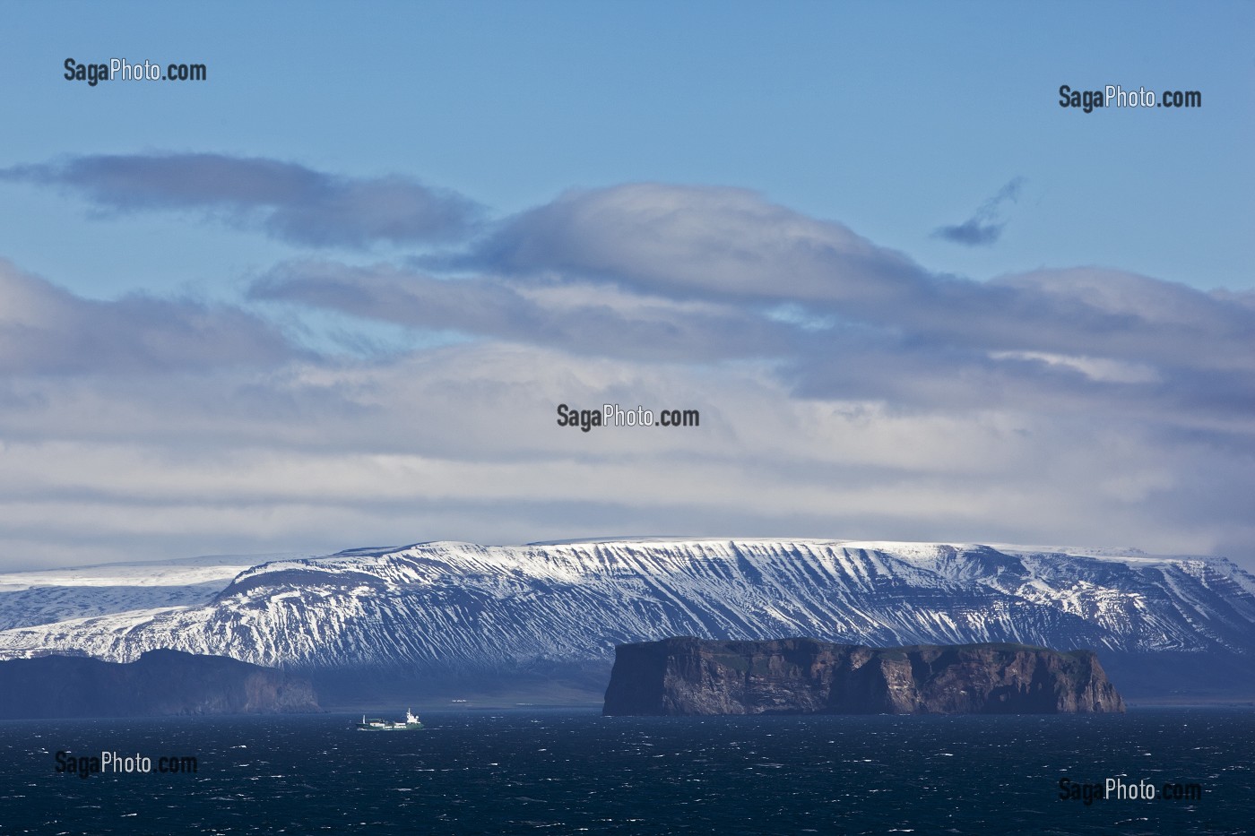 PAYSAGES DE FJORDS, ISLANDE, EUROPE 