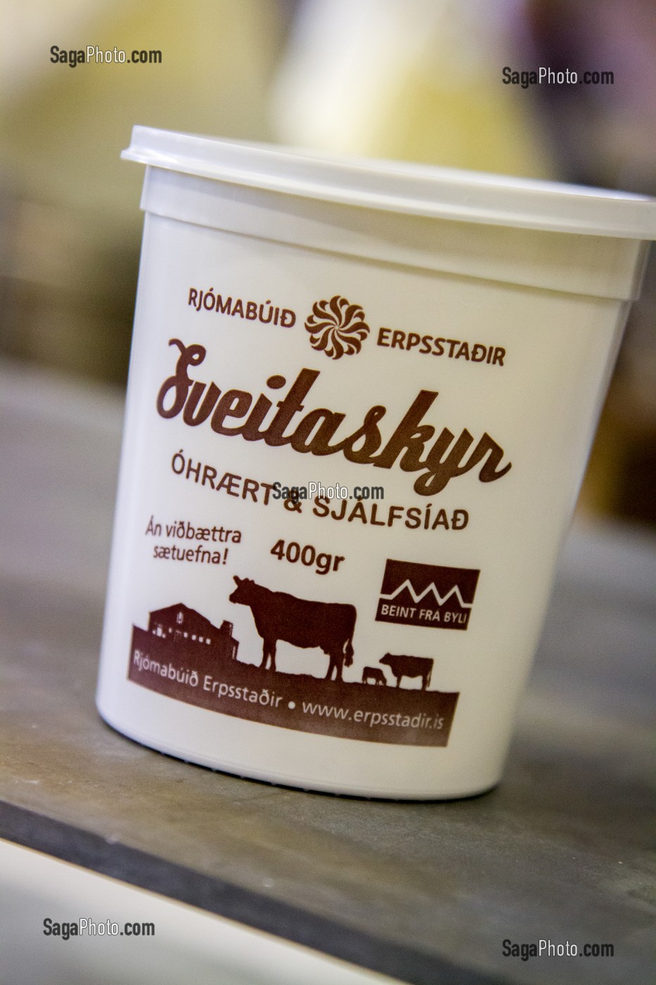 FROMAGES ET PRODUITS LAITIERS ISLANDAIS, ISLANDE, EUROPE 