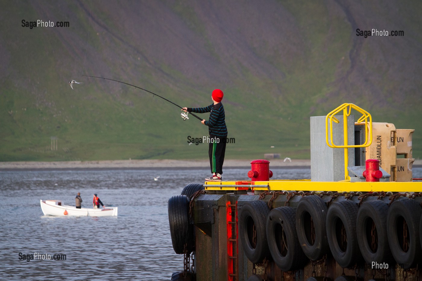 PECHE A LA LIGNE EN ISLANDE, EUROPE 
