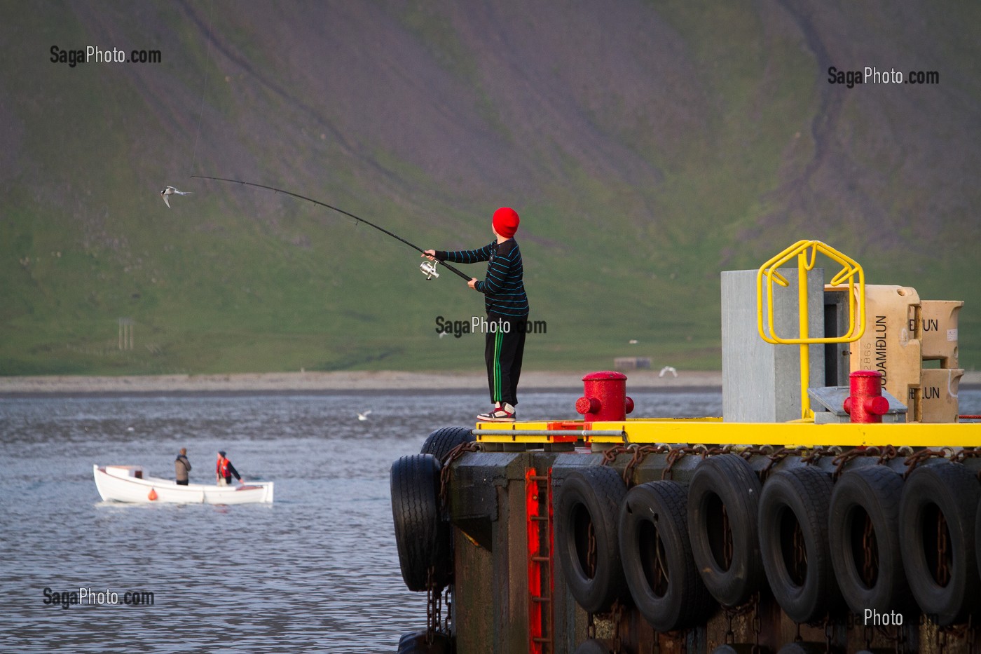 PECHE A LA LIGNE EN ISLANDE, EUROPE 