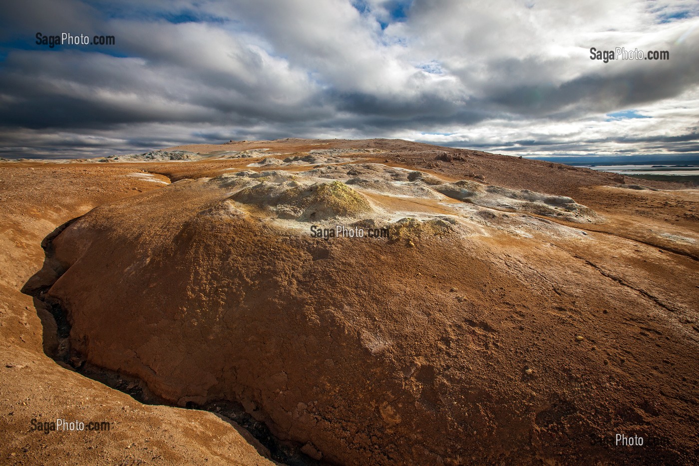 ZONE GEOTHERMIQUE DE NAMAFJALL, ISLANDE, EUROPE 