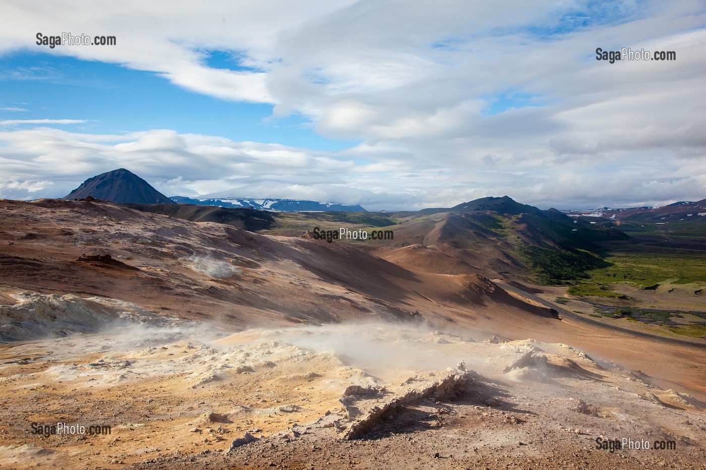 ZONE GEOTHERMIQUE DE NAMAFJALL, ISLANDE, EUROPE 