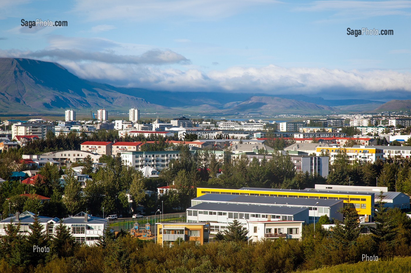 REYKJAVIK, CAPITALE DE L’ISLANDE, EUROPE 