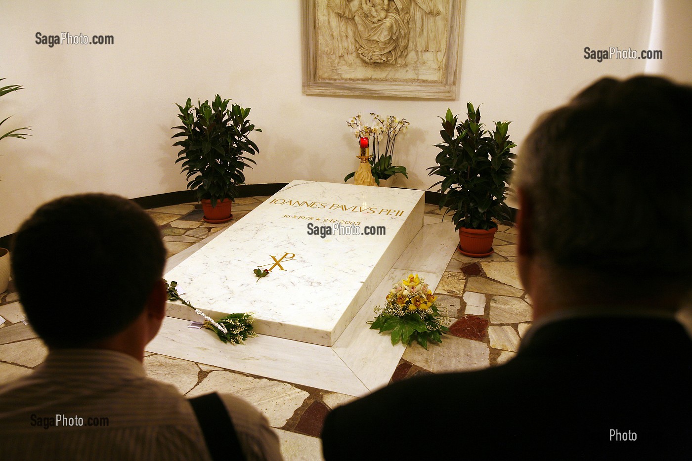 TOMBE DU PAPE JEAN PAUL II, BASILIQUE SAINT-PIERRE ROME 