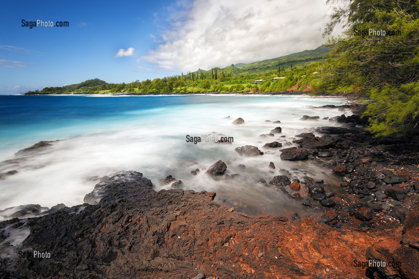PAYSAGES ET VOLCANS D'HAWAII, ETATS-UNIS, USA 