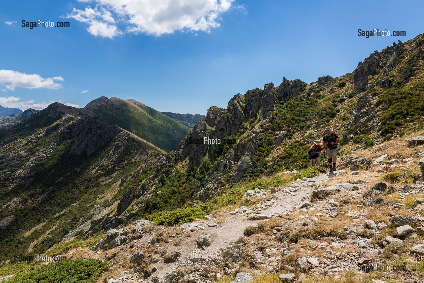 RANDONNEE SUR LE GR20, (2B) HAUTE-CORSE, FRANCE 