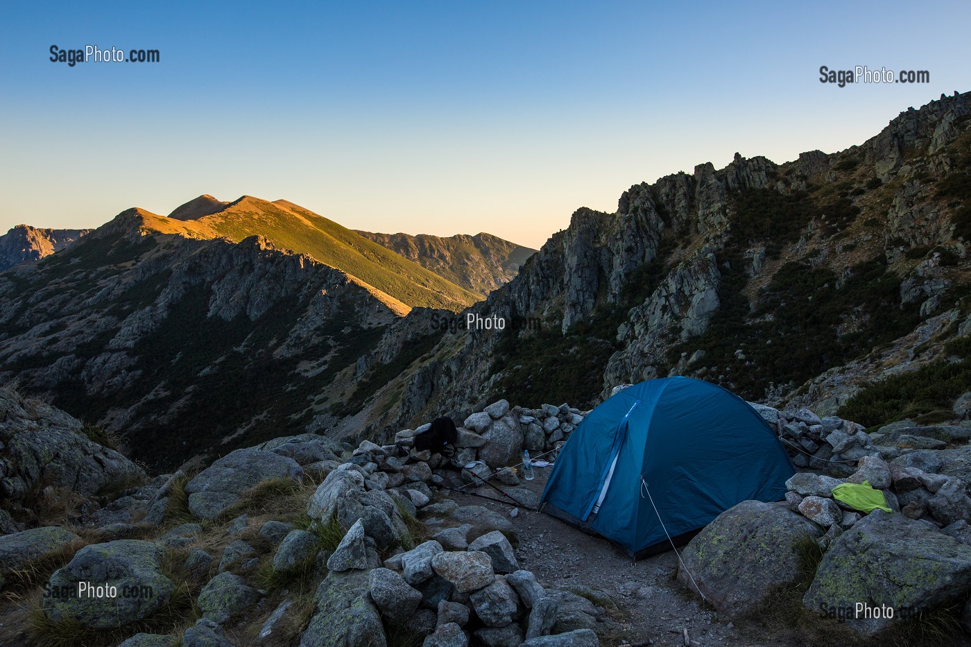 RANDONNEE SUR LE GR20, (2B) HAUTE-CORSE, FRANCE 