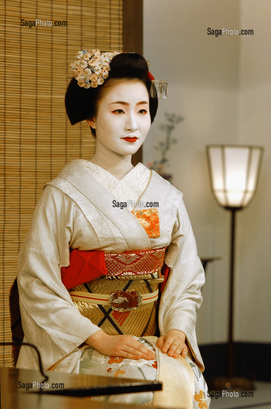 ILLUSTRATION DES GEISHAS, KYOTO, JAPON 