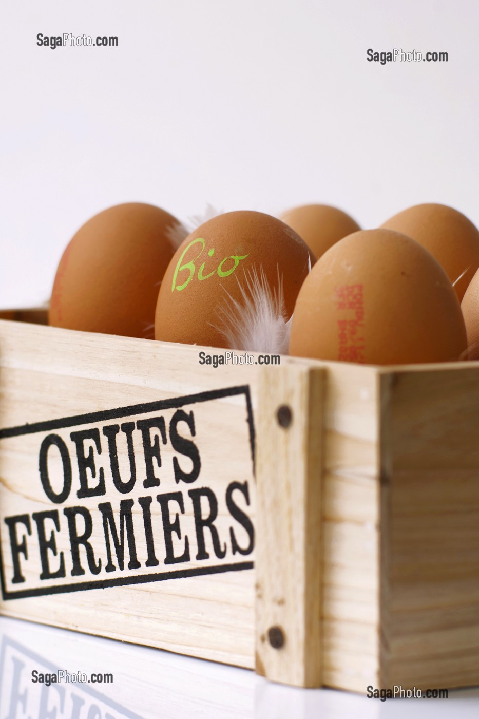 BOITE D'OEUFS BIO FERMIERS 