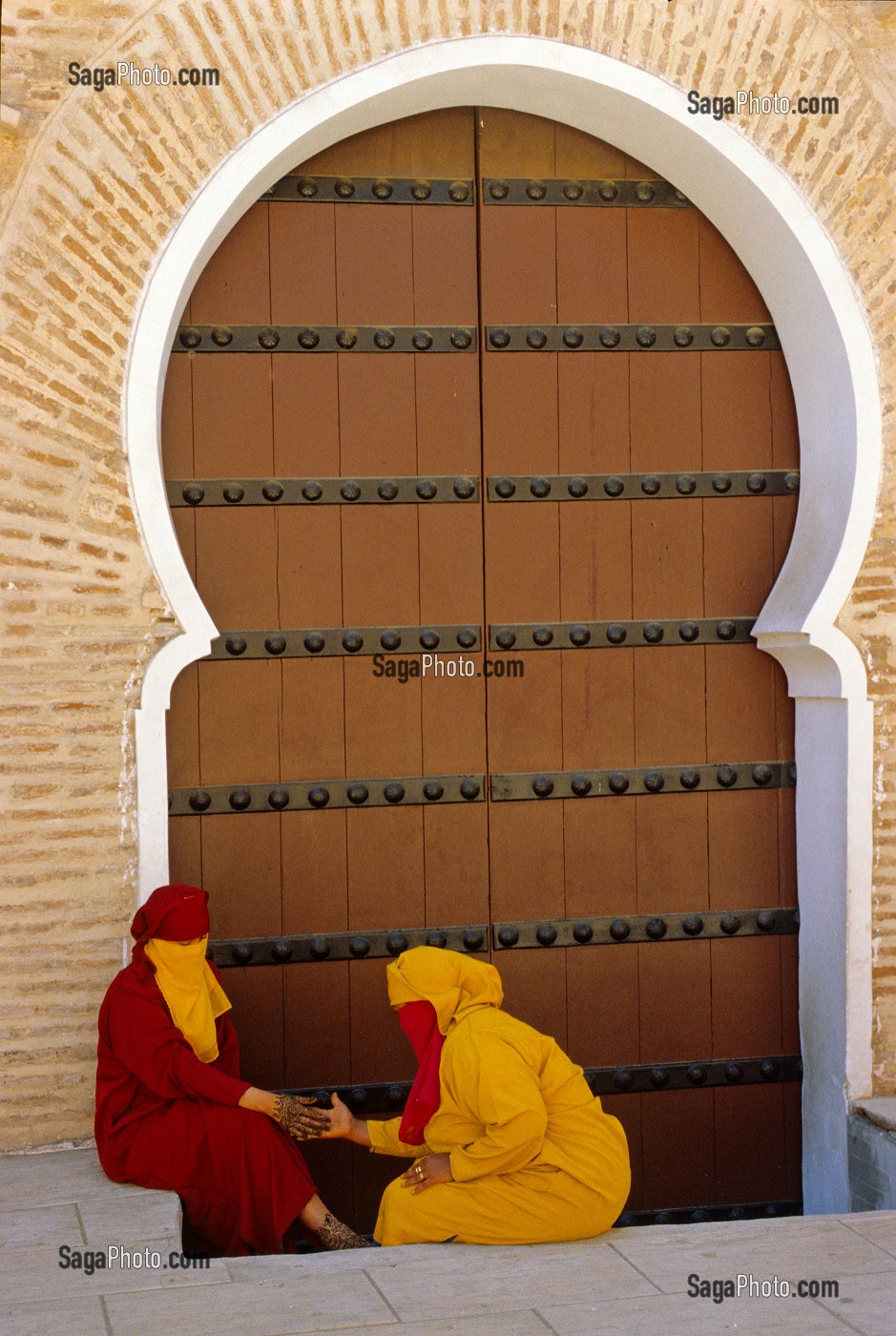 FEMME VOILEE, RELIGION ISLAMIQUE, MAROC 