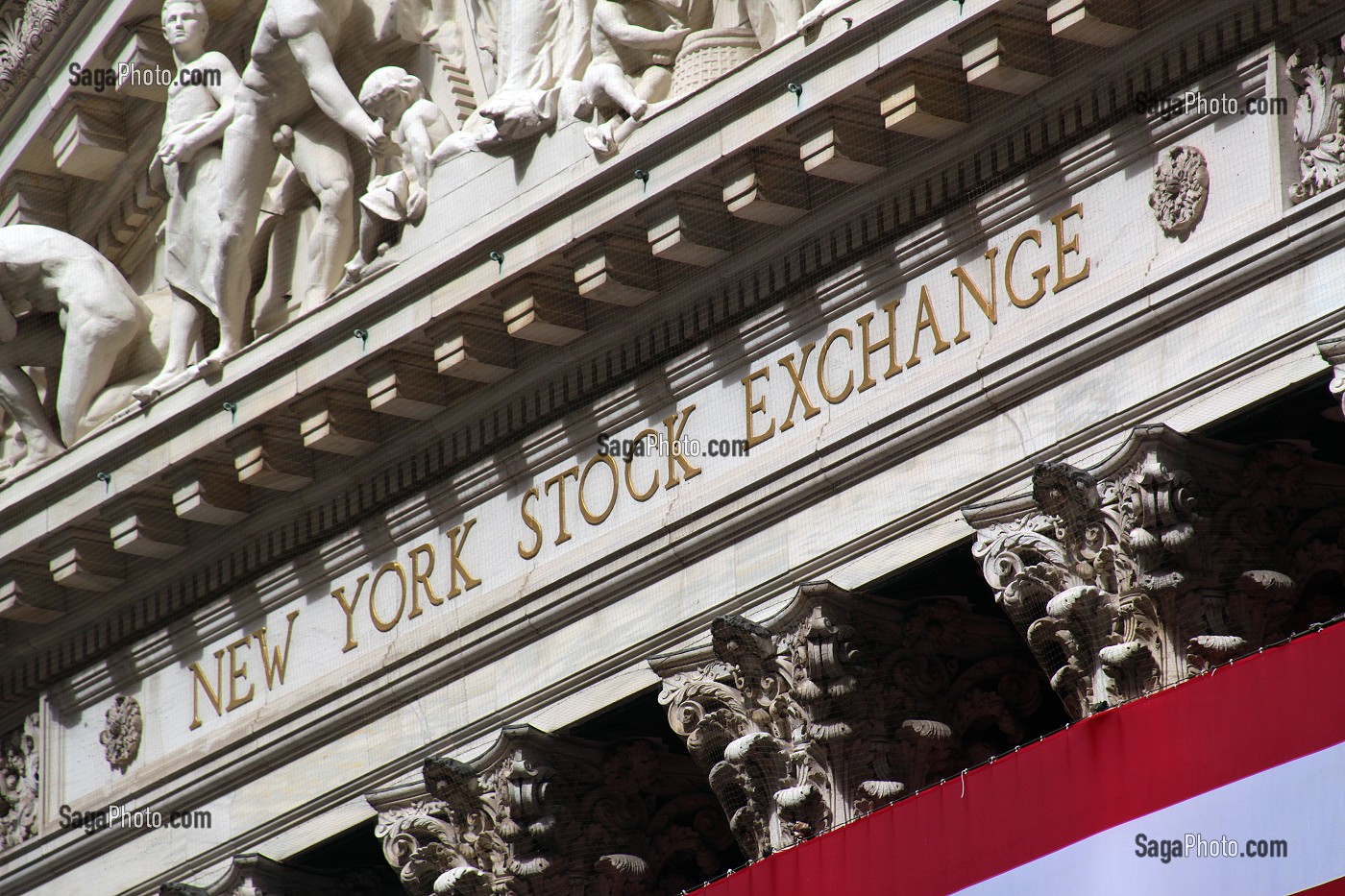 FRONTON DE LA BOURSE DE NEW YORK, NEW YORK STOCK EXCHANGE, MANHATTAN, NEW YORK CITY, ETAT DE NEW YORK, ETATS-UNIS 